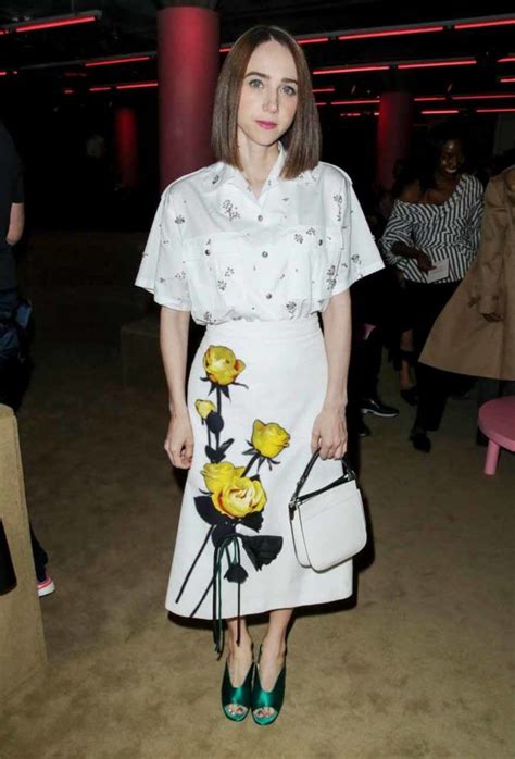 zoe kazan in prada|Front Row @ Prada Resort 2020 .